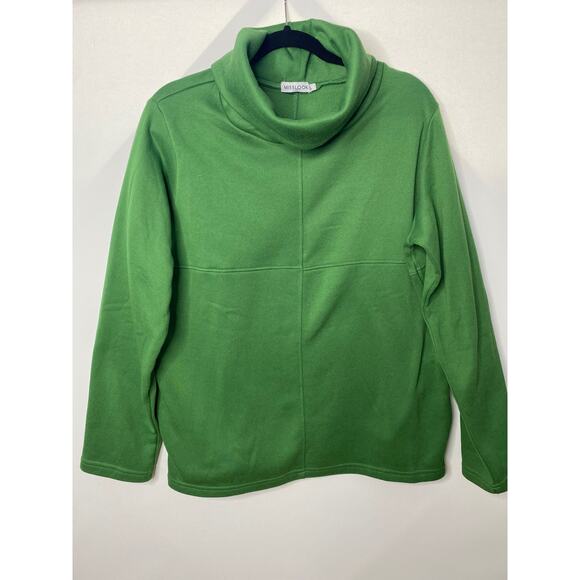 Misslook green long sleeve turtleneck sweater - Picture 3 of 7
